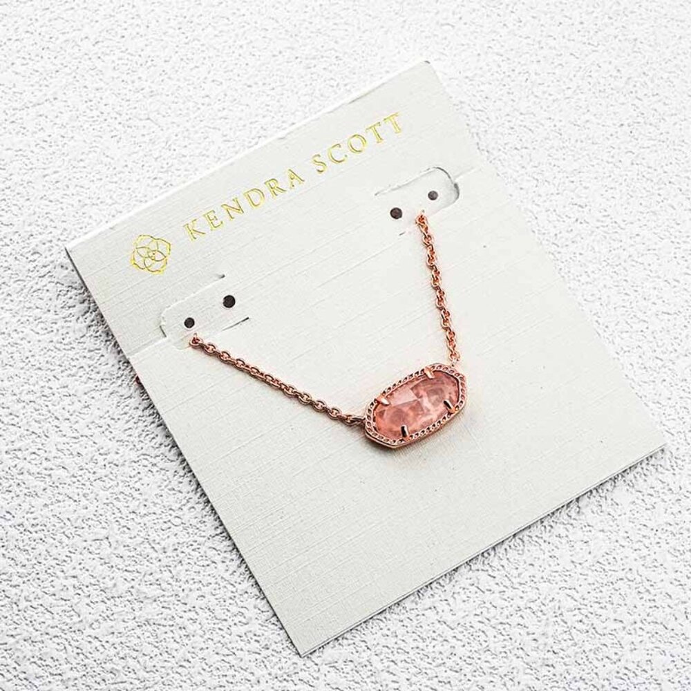 Kendra Scott Pink Crystal Necklace